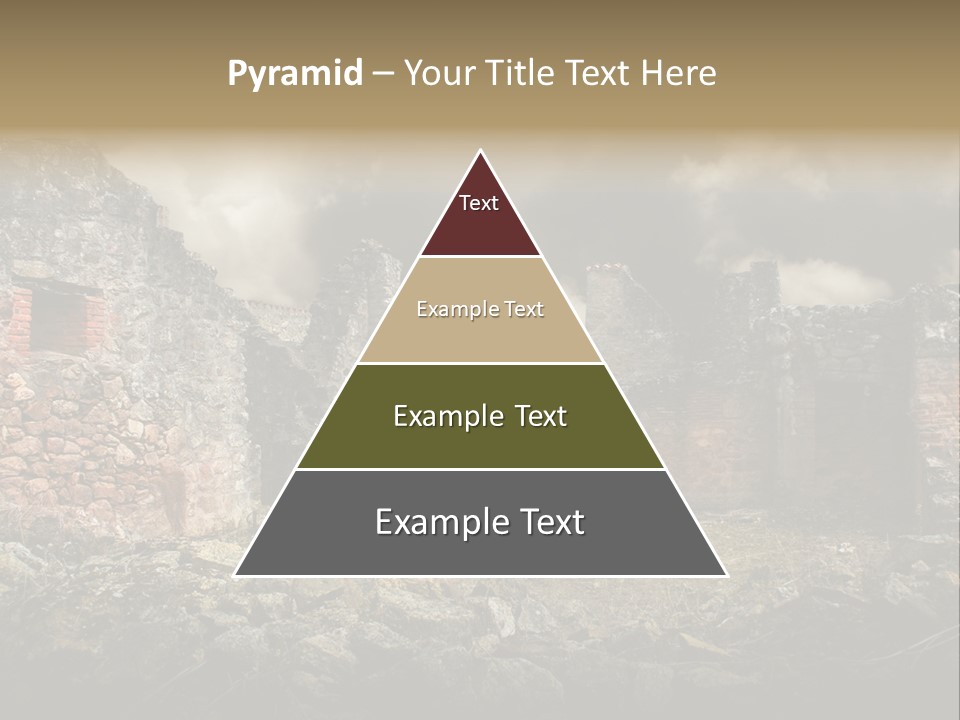 Red Wood Santa Claus PowerPoint Template