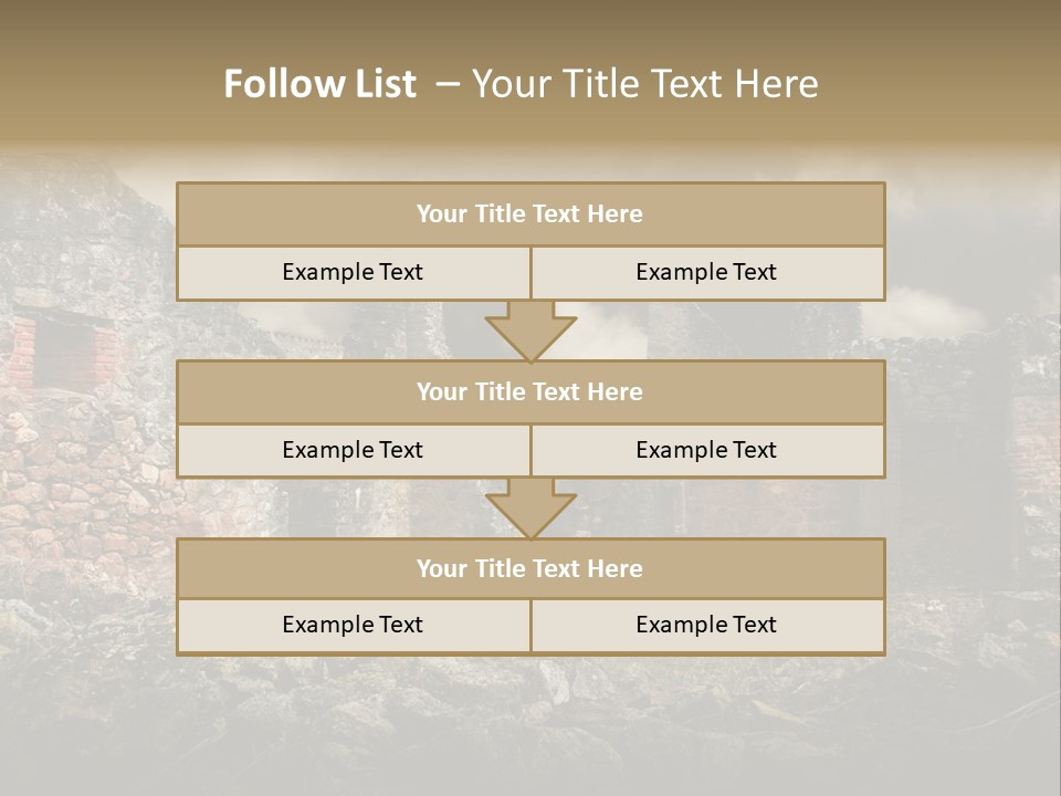 Red Wood Santa Claus PowerPoint Template