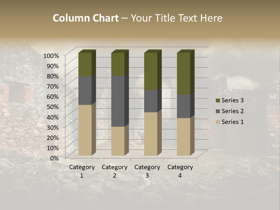 Red Wood Santa Claus PowerPoint Template