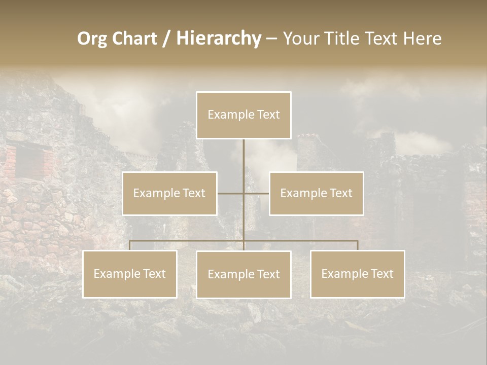 Red Wood Santa Claus PowerPoint Template