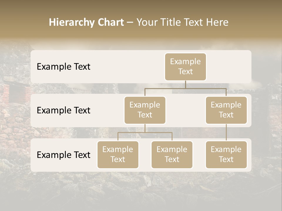 Red Wood Santa Claus PowerPoint Template