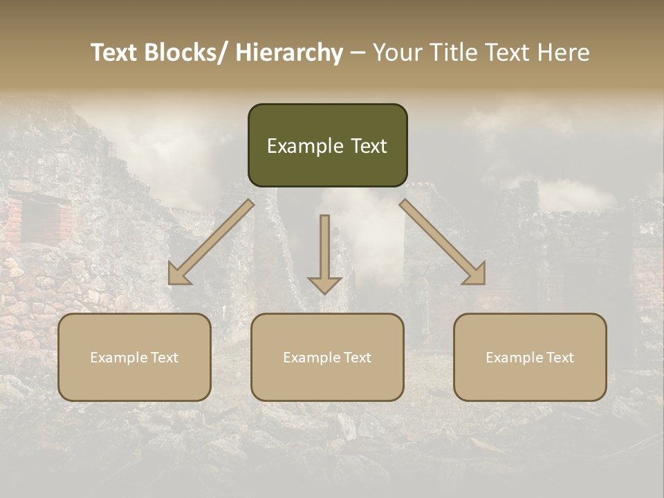 Red Wood Santa Claus PowerPoint Template