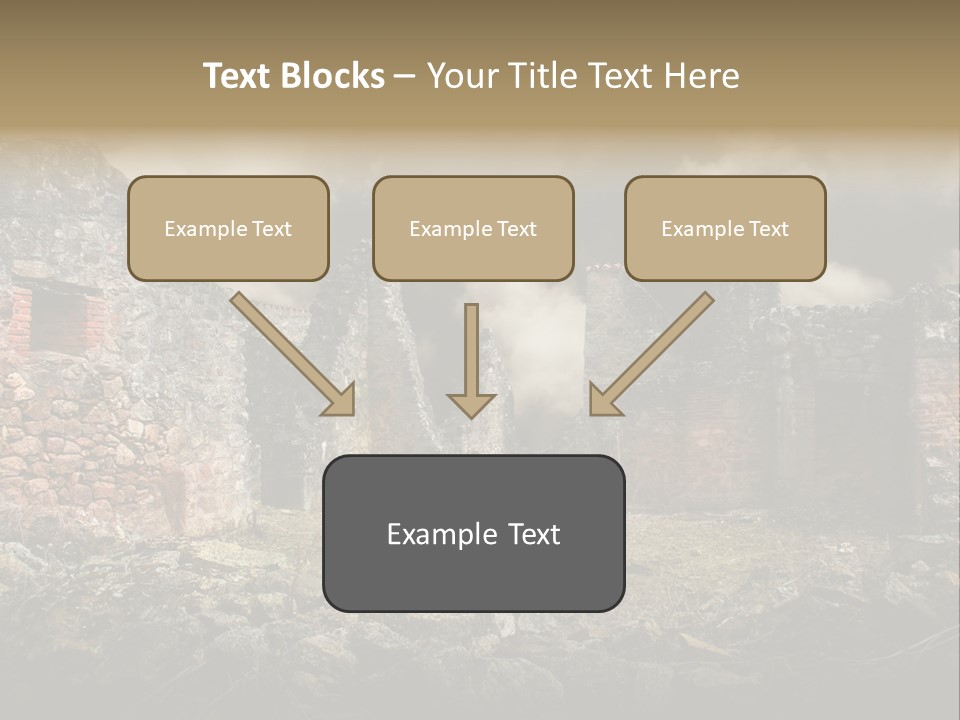 Red Wood Santa Claus PowerPoint Template