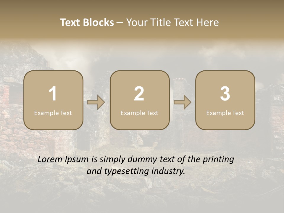 Red Wood Santa Claus PowerPoint Template