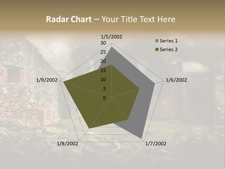 Red Wood Santa Claus PowerPoint Template