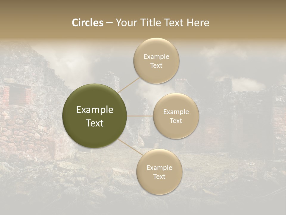 Red Wood Santa Claus PowerPoint Template