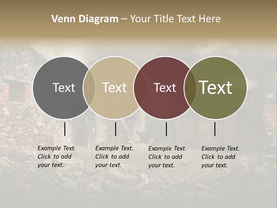 Red Wood Santa Claus PowerPoint Template