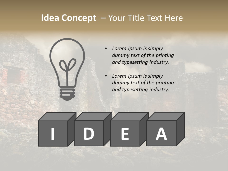 Red Wood Santa Claus PowerPoint Template