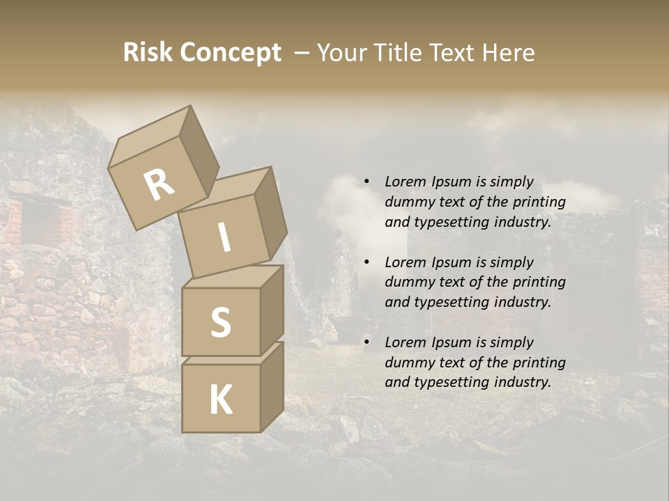 Red Wood Santa Claus PowerPoint Template