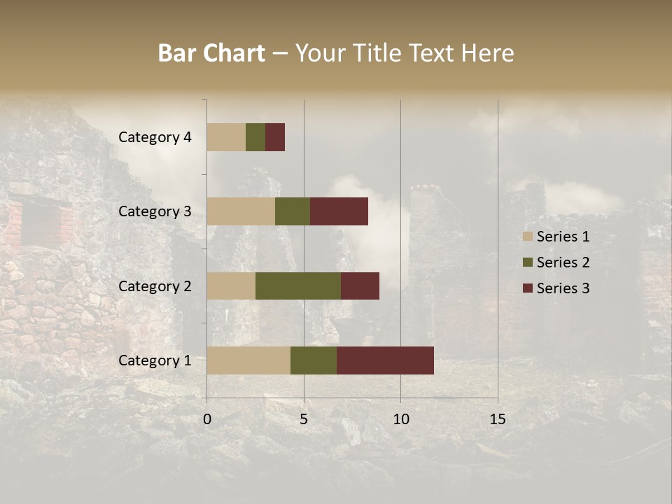 Red Wood Santa Claus PowerPoint Template