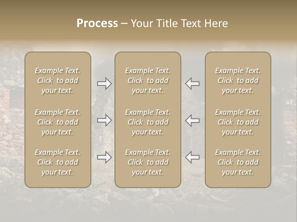 Red Wood Santa Claus PowerPoint Template