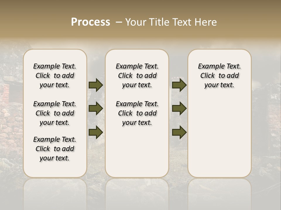Red Wood Santa Claus PowerPoint Template