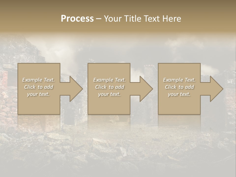 Red Wood Santa Claus PowerPoint Template