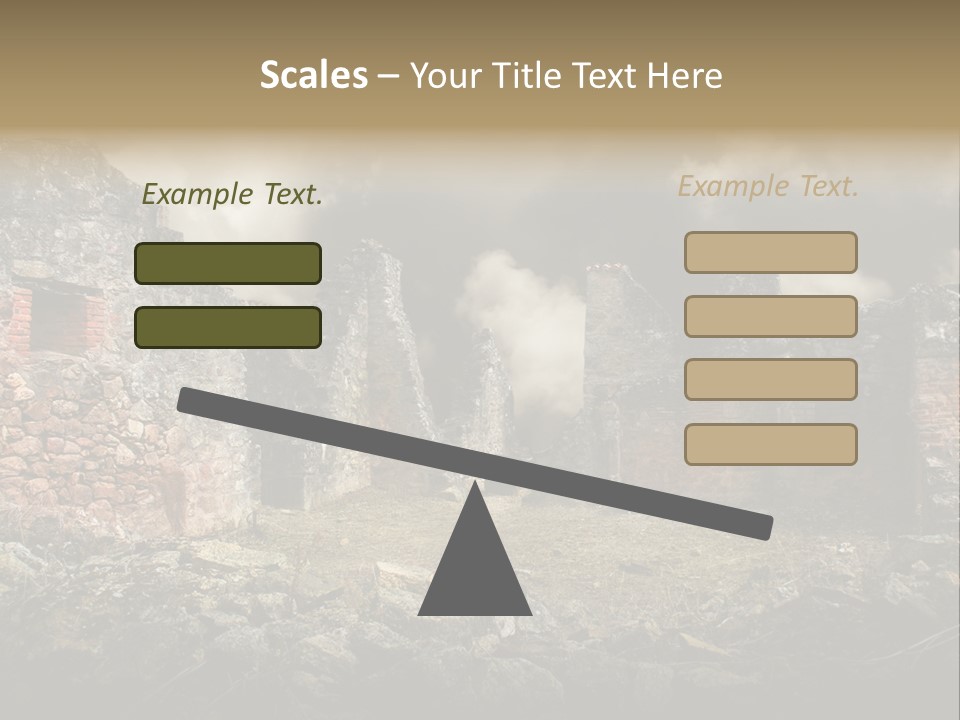 Red Wood Santa Claus PowerPoint Template