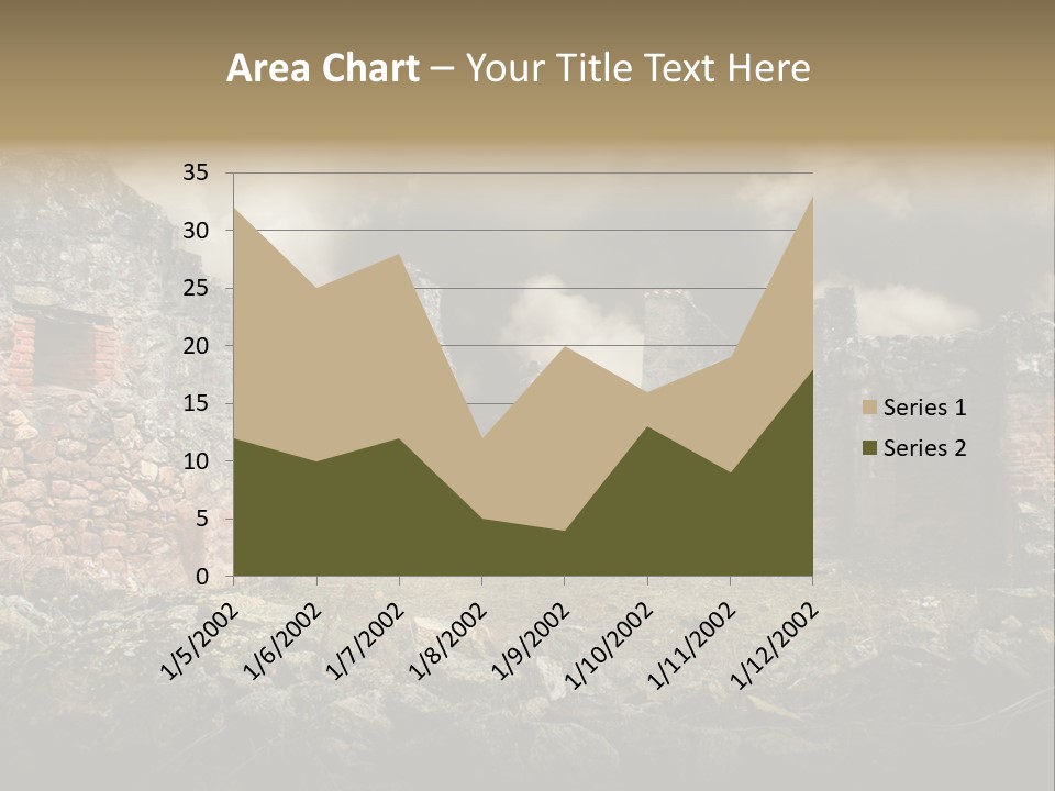 Red Wood Santa Claus PowerPoint Template