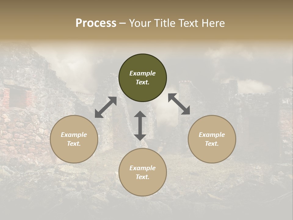 Red Wood Santa Claus PowerPoint Template