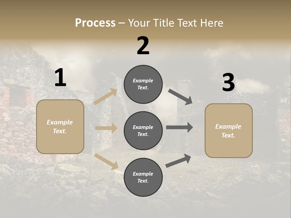 Red Wood Santa Claus PowerPoint Template