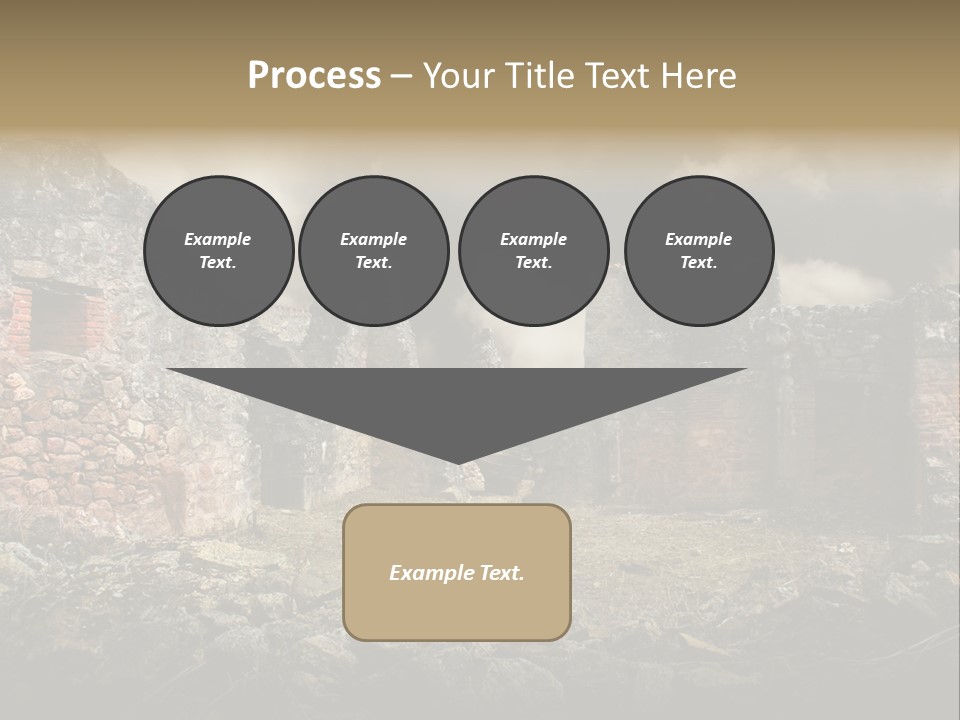 Red Wood Santa Claus PowerPoint Template