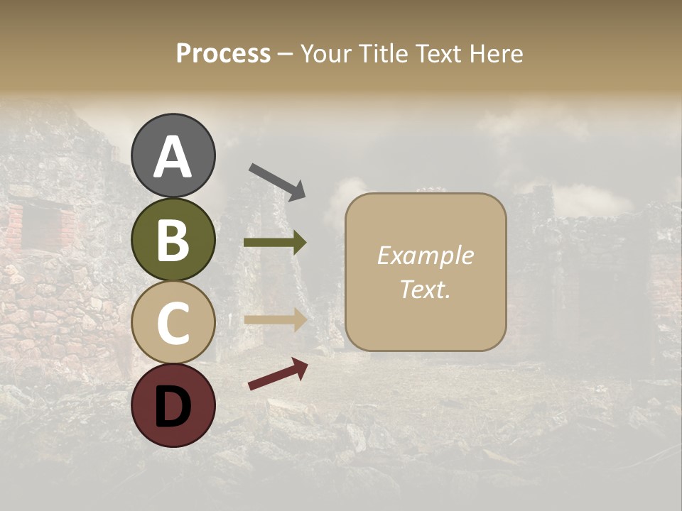 Red Wood Santa Claus PowerPoint Template