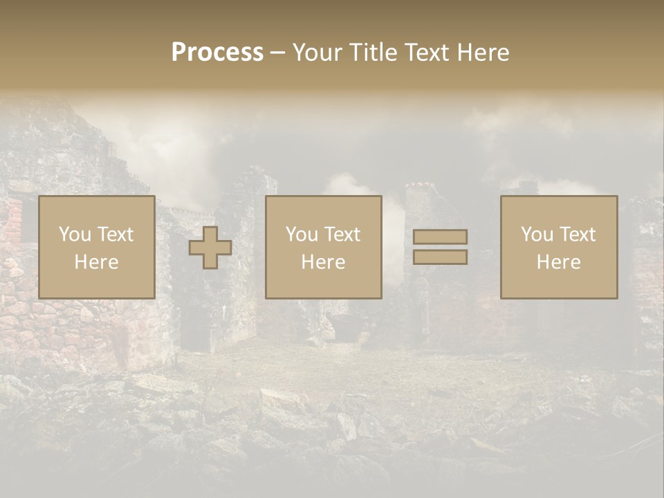 Red Wood Santa Claus PowerPoint Template