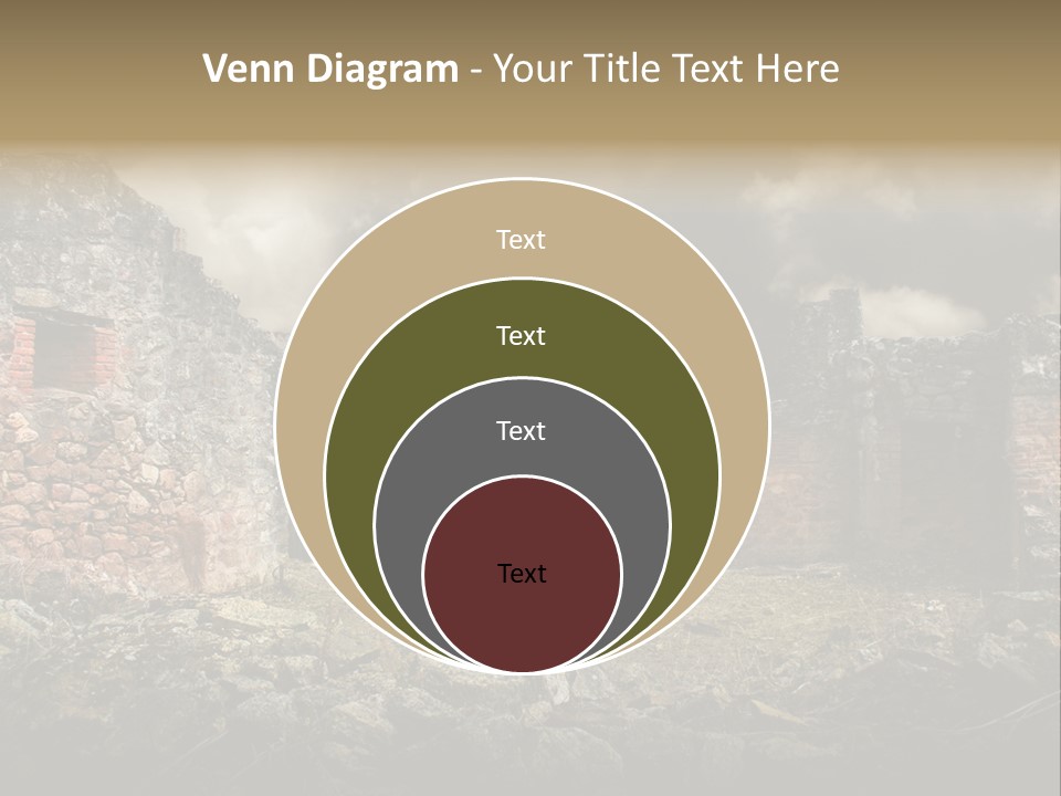 Red Wood Santa Claus PowerPoint Template