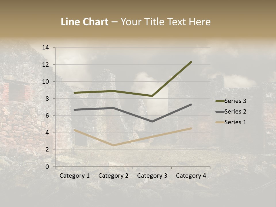 Red Wood Santa Claus PowerPoint Template