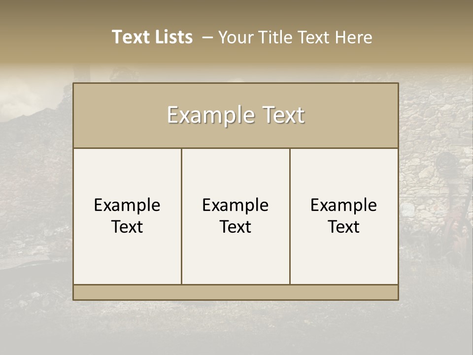 Caduti Distrutta Commemorazione PowerPoint Template