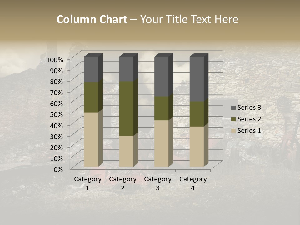 Caduti Distrutta Commemorazione PowerPoint Template