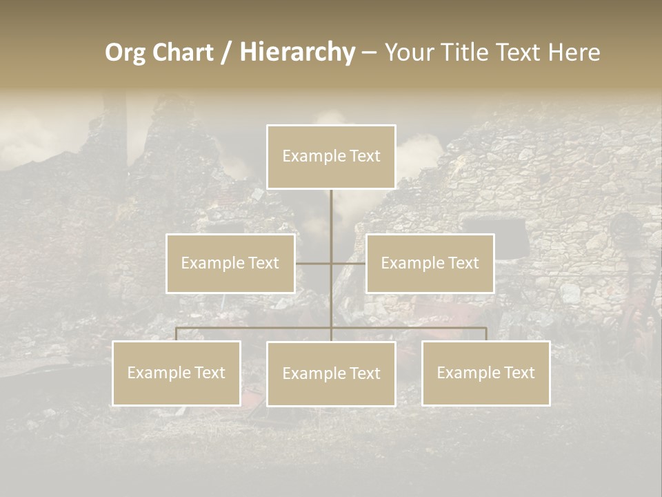 Caduti Distrutta Commemorazione PowerPoint Template