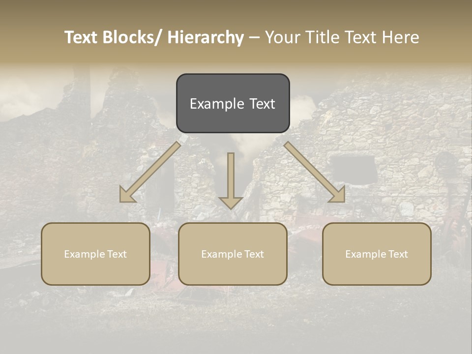 Caduti Distrutta Commemorazione PowerPoint Template