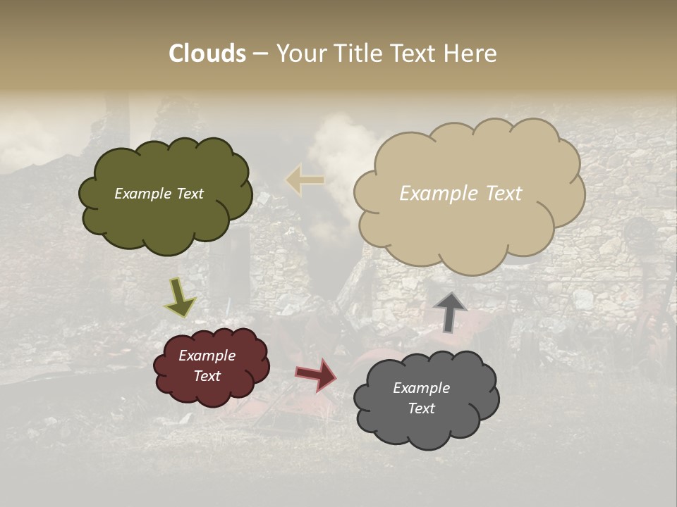 Caduti Distrutta Commemorazione PowerPoint Template