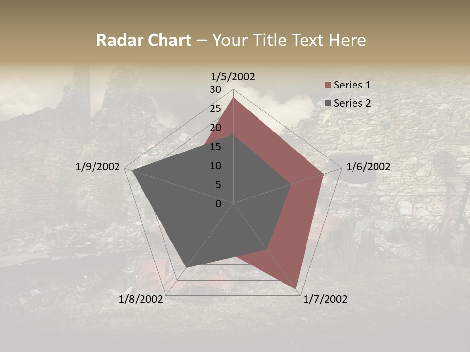 Caduti Distrutta Commemorazione PowerPoint Template