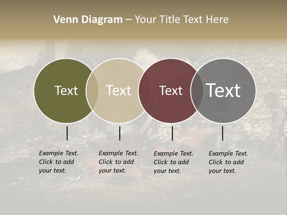 Caduti Distrutta Commemorazione PowerPoint Template