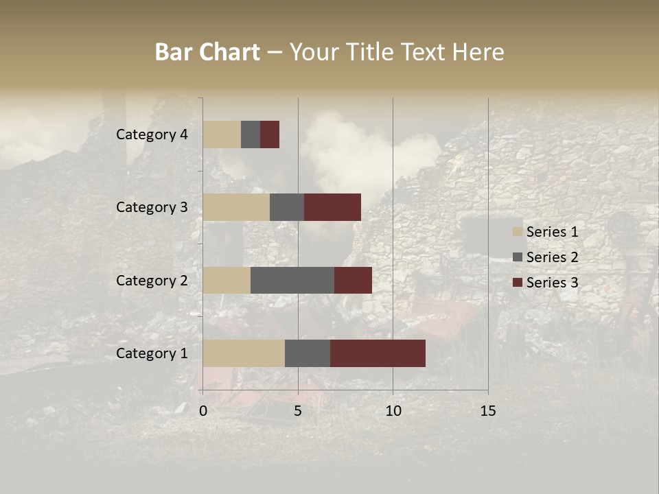 Caduti Distrutta Commemorazione PowerPoint Template