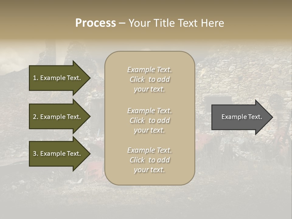 Caduti Distrutta Commemorazione PowerPoint Template