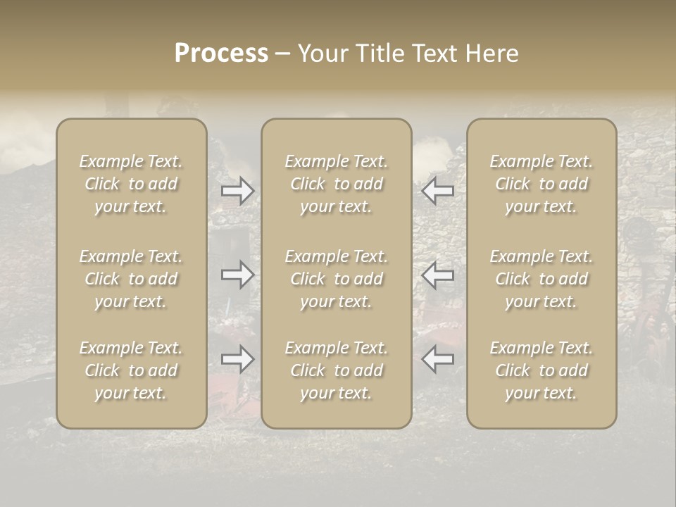 Caduti Distrutta Commemorazione PowerPoint Template