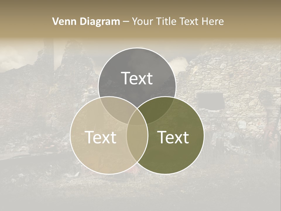 Caduti Distrutta Commemorazione PowerPoint Template