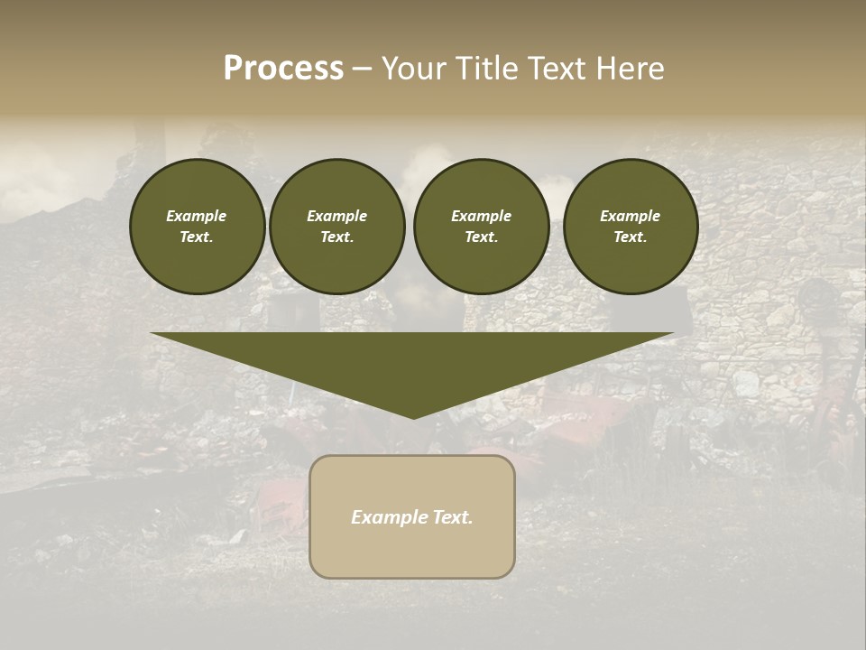 Caduti Distrutta Commemorazione PowerPoint Template