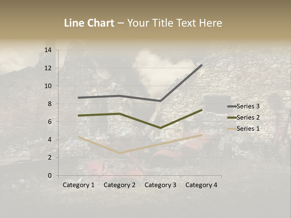 Caduti Distrutta Commemorazione PowerPoint Template