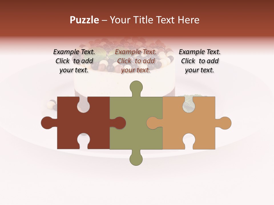 Food Chocolate Baked PowerPoint Template