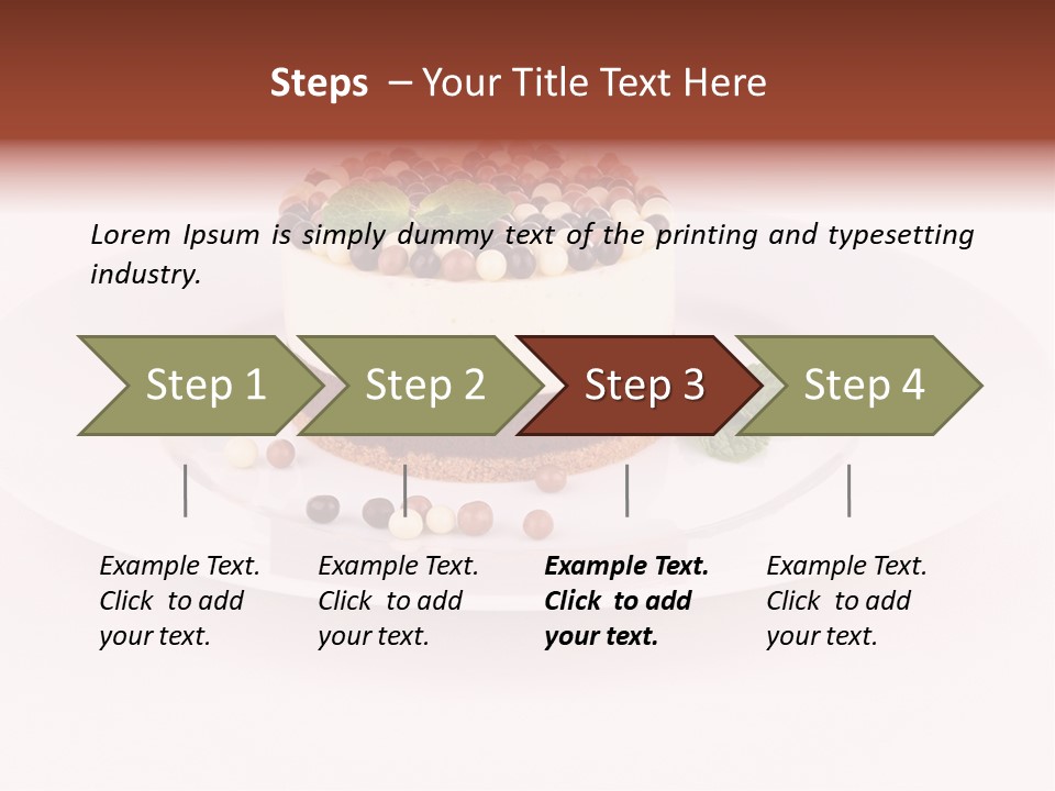 Food Chocolate Baked PowerPoint Template