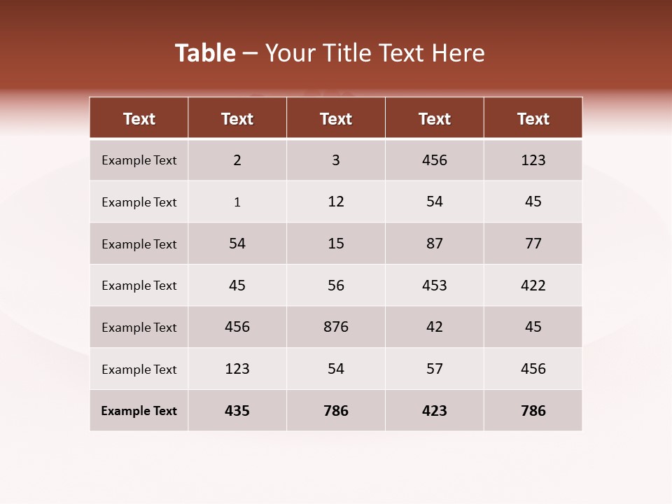 Food Chocolate Baked PowerPoint Template