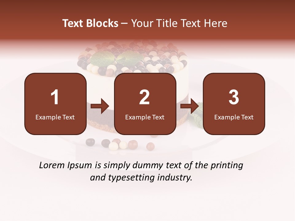 Food Chocolate Baked PowerPoint Template