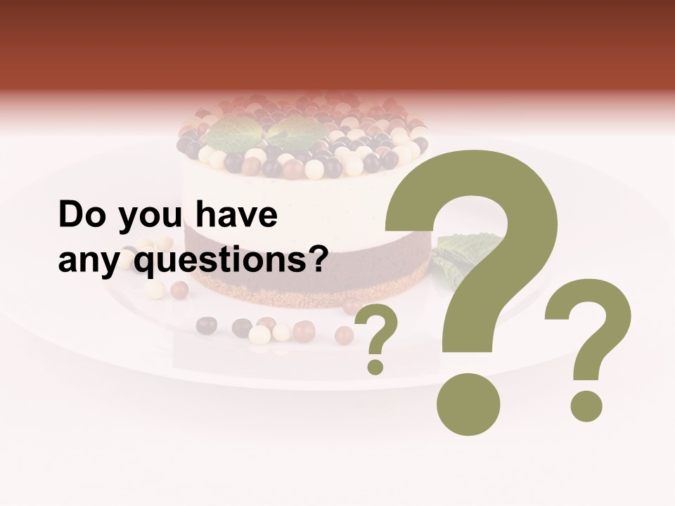 Food Chocolate Baked PowerPoint Template