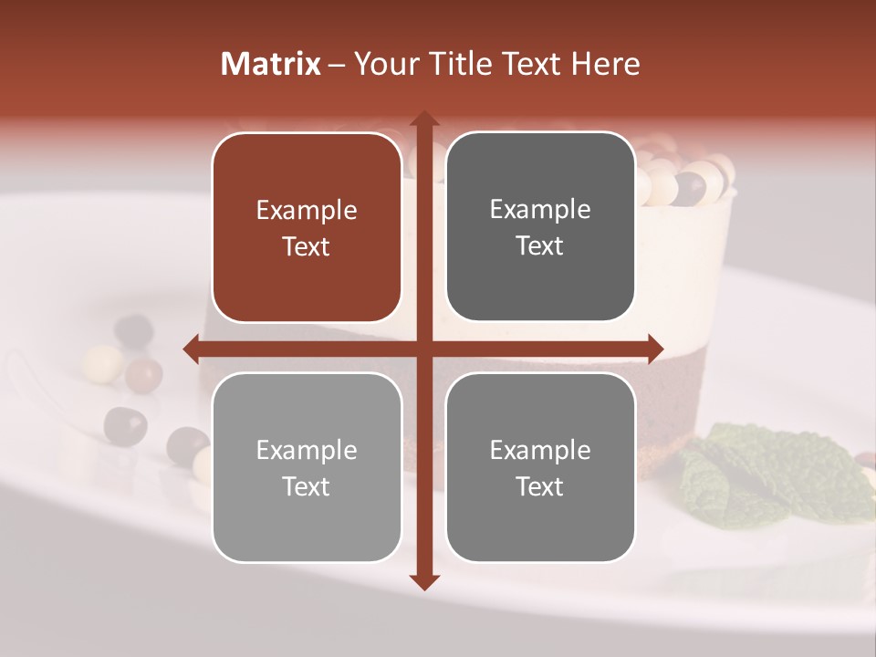 Cuisine Candy Cheesecake PowerPoint Template