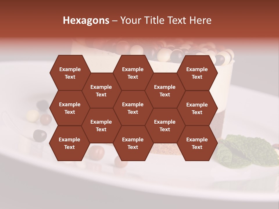 Cuisine Candy Cheesecake PowerPoint Template