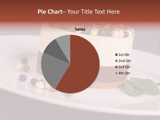 Cuisine Candy Cheesecake PowerPoint Template