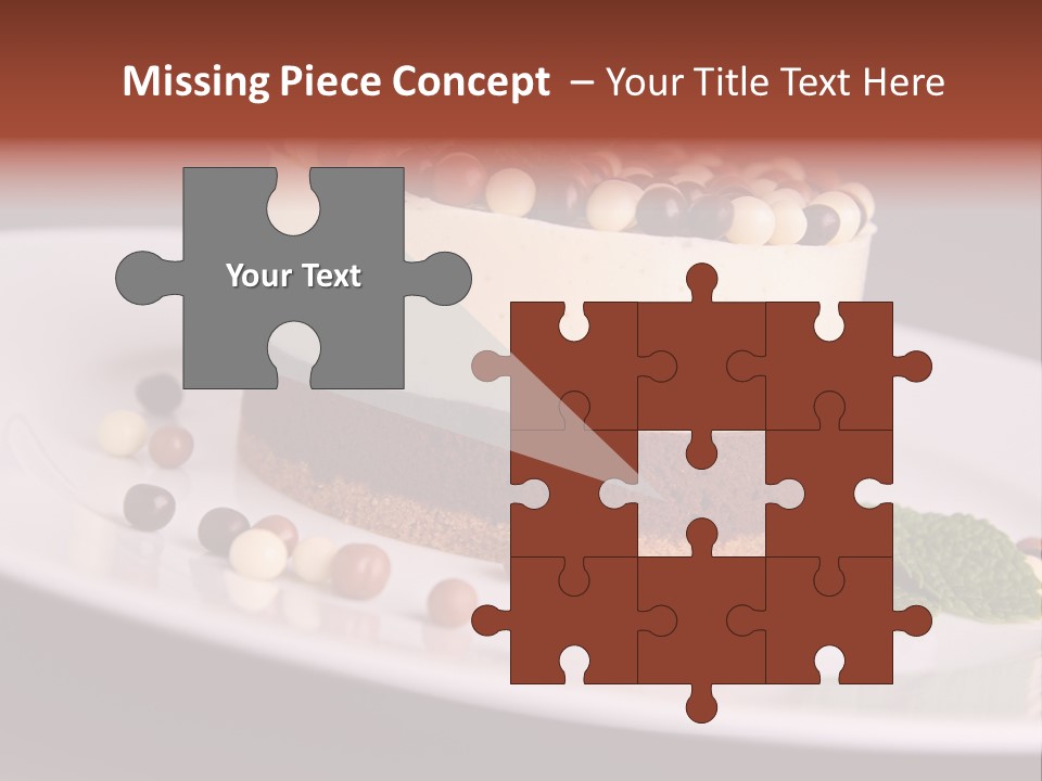 Cuisine Candy Cheesecake PowerPoint Template