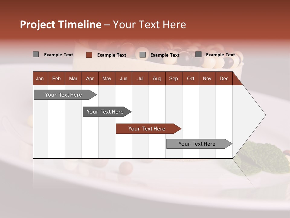 Cuisine Candy Cheesecake PowerPoint Template