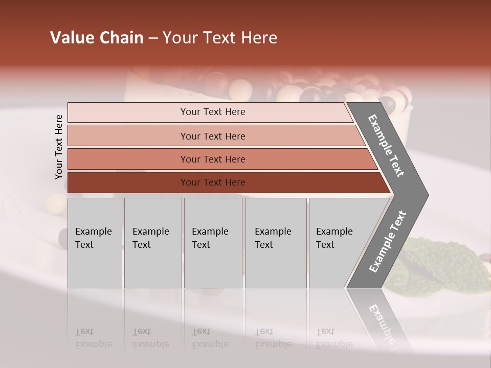 Cuisine Candy Cheesecake PowerPoint Template
